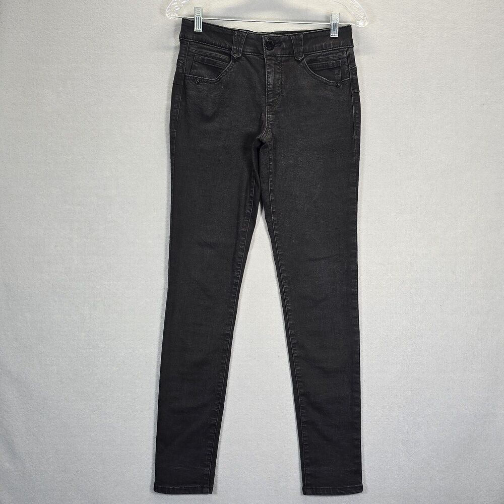 Democracy Ab Solution Jeans Womens  Black Denim Size 2 ( 28 X 29 )